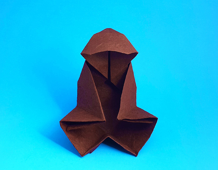Origami Contemplation by Rob Snyder. Folded by Gilad Aharoni on giladorigami.com