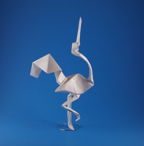 Origami Crane by Nicolas Terry. Folded by Gilad Aharoni on giladorigami.com