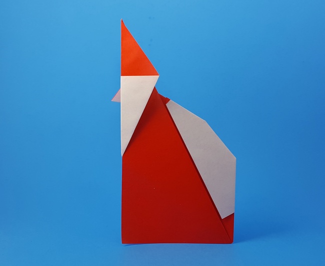 Origami Santa Claus by Aoyagi Shoko. Folded by Gilad Aharoni on giladorigami.com
