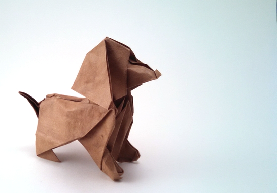Origami Joe Cocker by Patricio Kunz Tomic. Folded by Gilad Aharoni on giladorigami.com