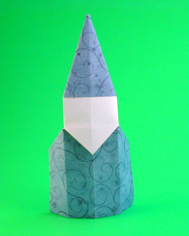Origami Wizard by David Petty. Folded by Gilad Aharoni on giladorigami.com