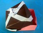 Origami Gift box and lid by David Brill on giladorigami.com