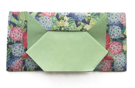 Origami Cat envelope by Michel Grand on giladorigami.com