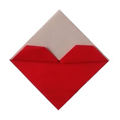 Origami Heart bookmark by Michel Grand on giladorigami.com