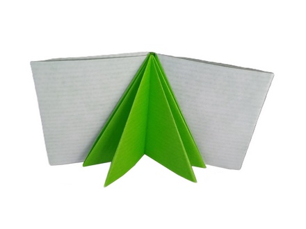 Origami RTS XMAS tree D card by Michel Grand on giladorigami.com