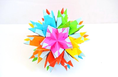 Origami Monarchy star by Byriah Loper on giladorigami.com