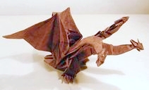 Origami King Ghidora by Kozasa Keiichi on giladorigami.com