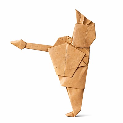 Origami Warrior by Leonardo Pulido Martinez on giladorigami.com