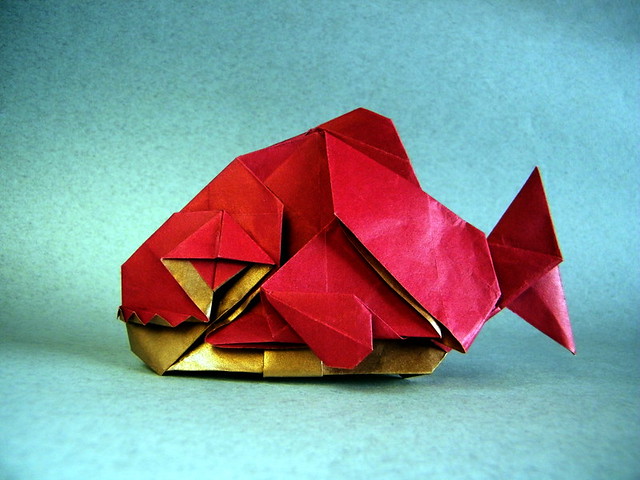 Origami Piranha by Kang Han Ul on giladorigami.com