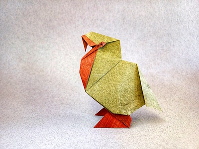 Origami Kakapo by Nicolas Terry on giladorigami.com