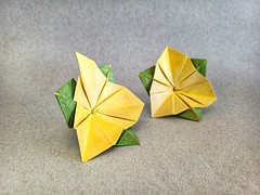Origami Mariposa lily by Yara Yagi on giladorigami.com