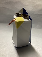 Origami Antarctic penguin box by Toshikazu Kawasaki on giladorigami.com