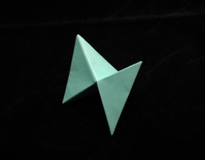 Origami Butterfly shaped chopstick rest by Aoyagi Shoko on giladorigami.com