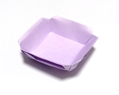 Origami Case with knitting pattern by Kawate Ayako on giladorigami.com