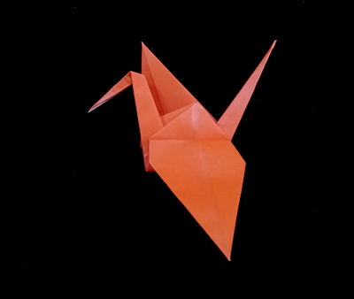 Origami Crane - 2D by Hamada Isamu on giladorigami.com
