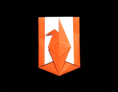 Origami Crane envelope by Tomoko Fuse on giladorigami.com