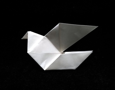 Origami Dove by Kunihiko Kasahara on giladorigami.com