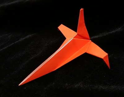 Origami Fighter-bomber by Taguchi Atsushi on giladorigami.com