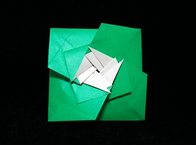 Origami Pleated tato envelope by Ancella Simoes on giladorigami.com
