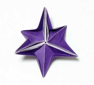 Origami REM star variation by Gay Merrill Gross on giladorigami.com