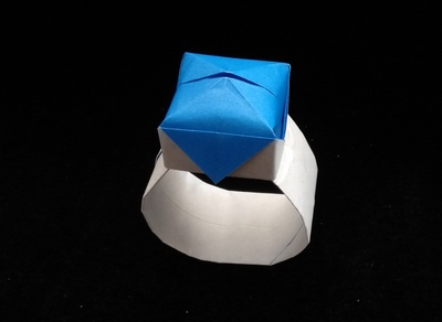 Origami Ring by Kazuo Choshi on giladorigami.com