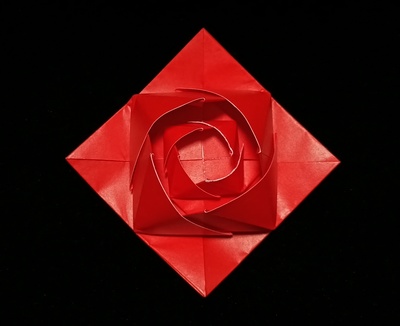 Origami Rose by Masatsugu Tsutsumi on giladorigami.com