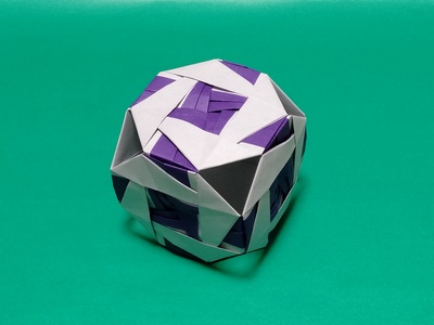 Origami Rose cube by Noriko Nagata on giladorigami.com