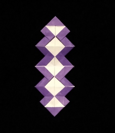 Origami Strip of fancy paper by Kawate Ayako on giladorigami.com