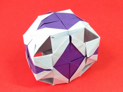 Origami Tire with diamonds by Manabu Ichikawa on giladorigami.com