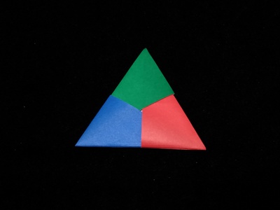 Origami Triangle coaster by Francis Ow on giladorigami.com
