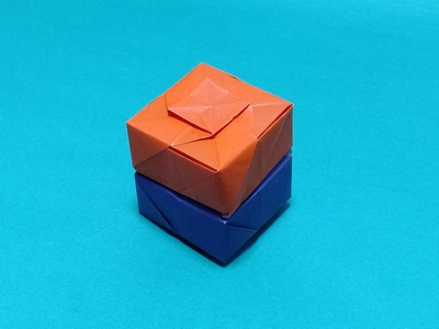 Origami Twin boxes by Kawate Ayako on giladorigami.com