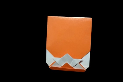 Origami Wrapper with Japanese helmet by Kato Yoshiko on giladorigami.com
