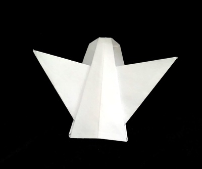 Origami Angel by John Montroll on giladorigami.com
