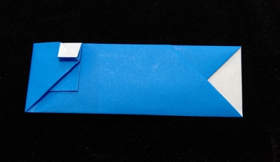 Origami Carp streamer chopstick wrapper by Ikeda Akemi on giladorigami.com
