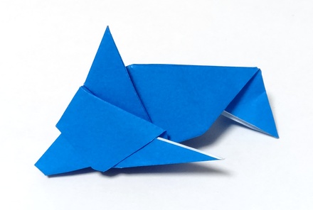 Origami Dolphin by Yamada Katsuhisa on giladorigami.com