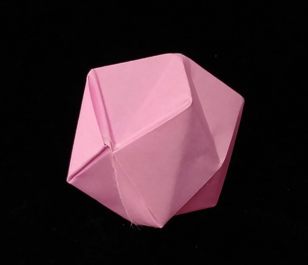 Origami Faceted waterbomb by Endla Saar on giladorigami.com