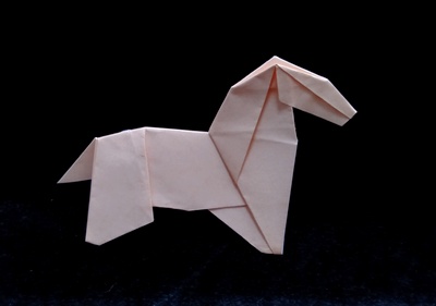 Origami Horse by Kunihiko Kasahara on giladorigami.com