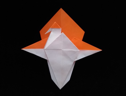 Origami Noshi crane by Kazuo Choshi on giladorigami.com