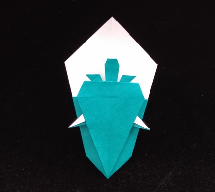 Origami Noshi turtle by Kazuo Choshi on giladorigami.com