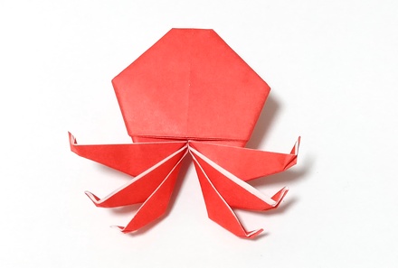 Origami Octopus by Takenao Handa on giladorigami.com