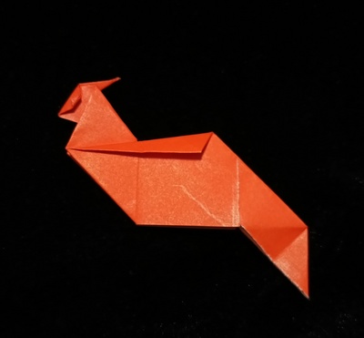 Origami Partridge by John Montroll on giladorigami.com