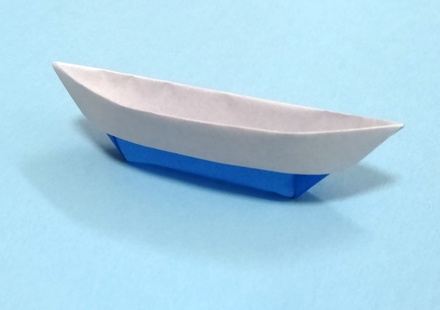 Origami Rowboat by Ranana Benjamin on giladorigami.com
