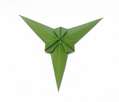 Origami Shamrock by Mike McKinley on giladorigami.com