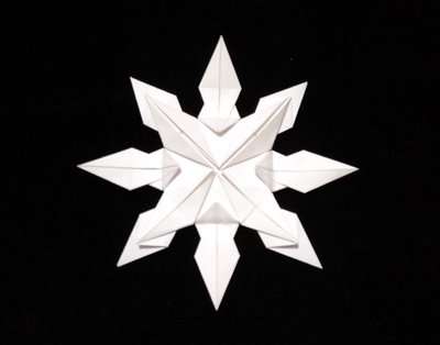 Origami Snowflake by Mark W. Kennedy on giladorigami.com