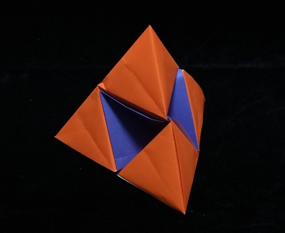 Origami Tetra-tetra by Jun Maekawa on giladorigami.com